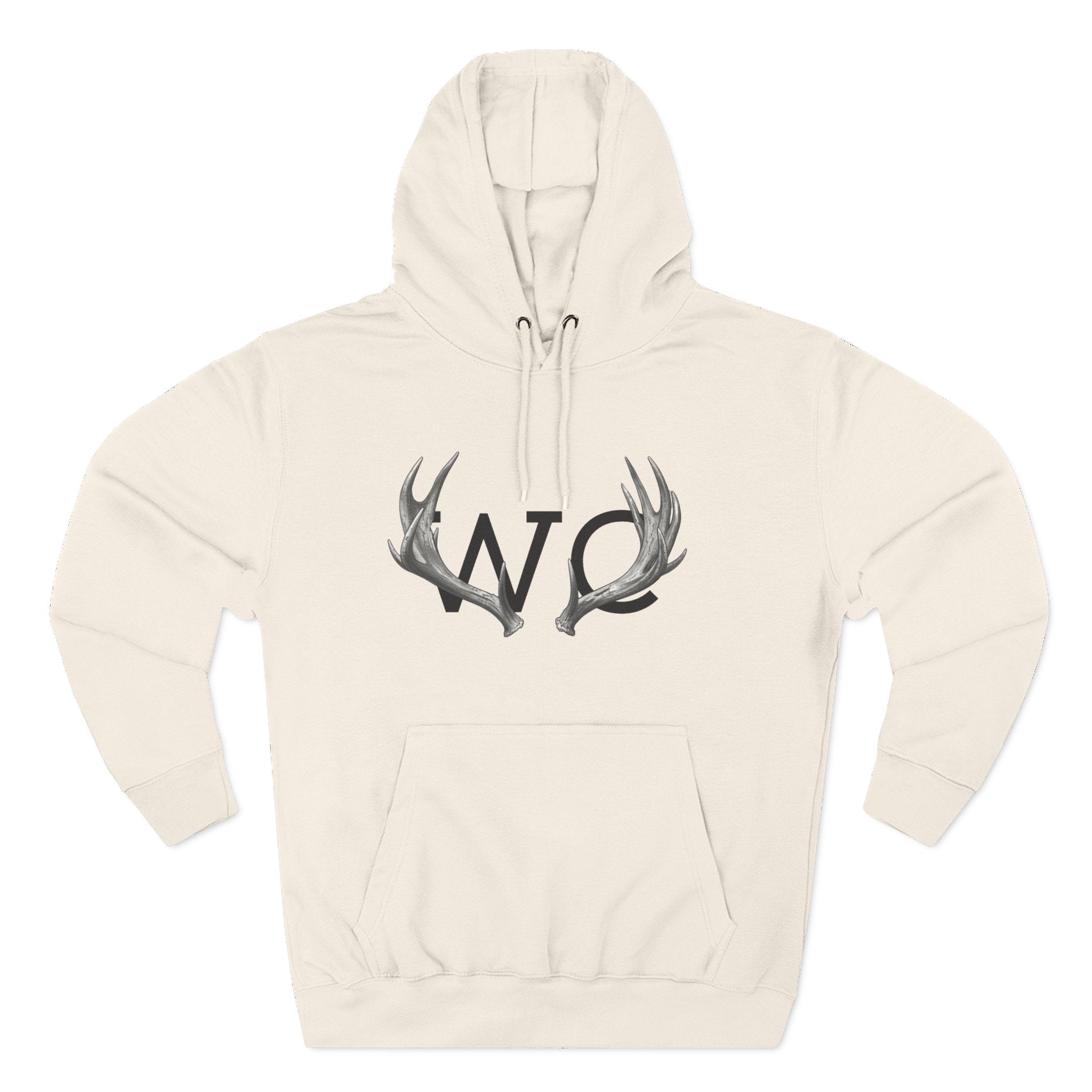 Three-Panel Fleece Hoodie