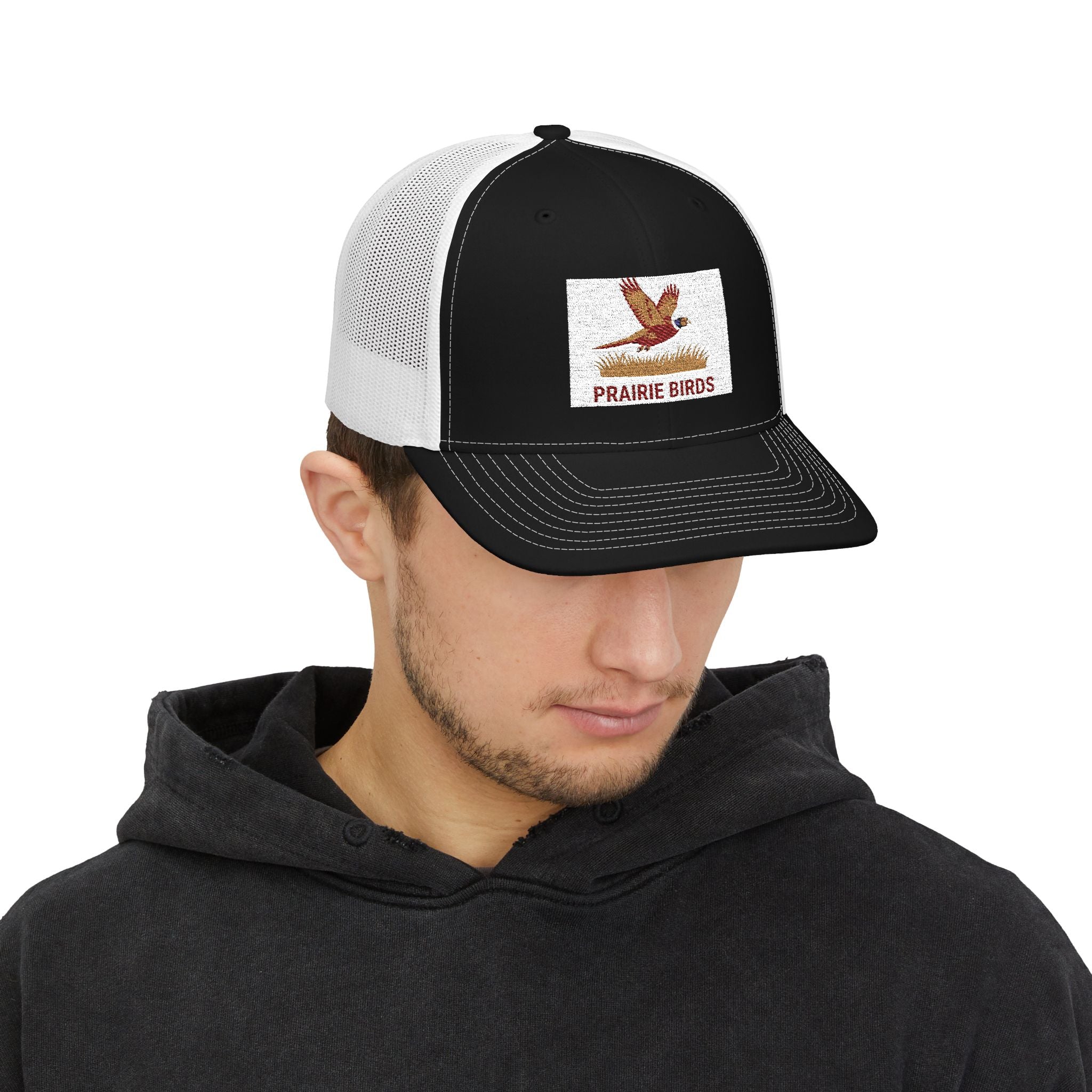 Prairie Birds patch design Snapback Cap | trucker hat, bird logo