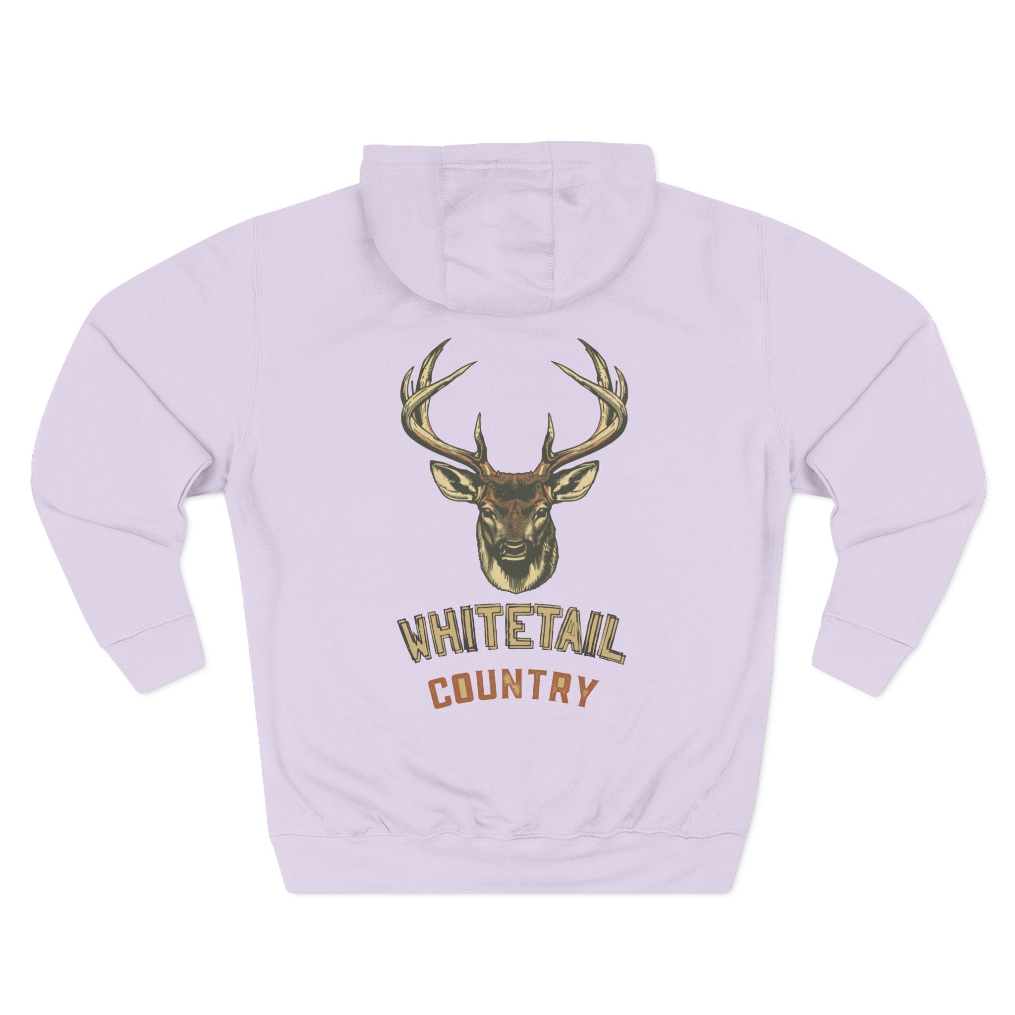 Three-Panel Fleece Hoodie