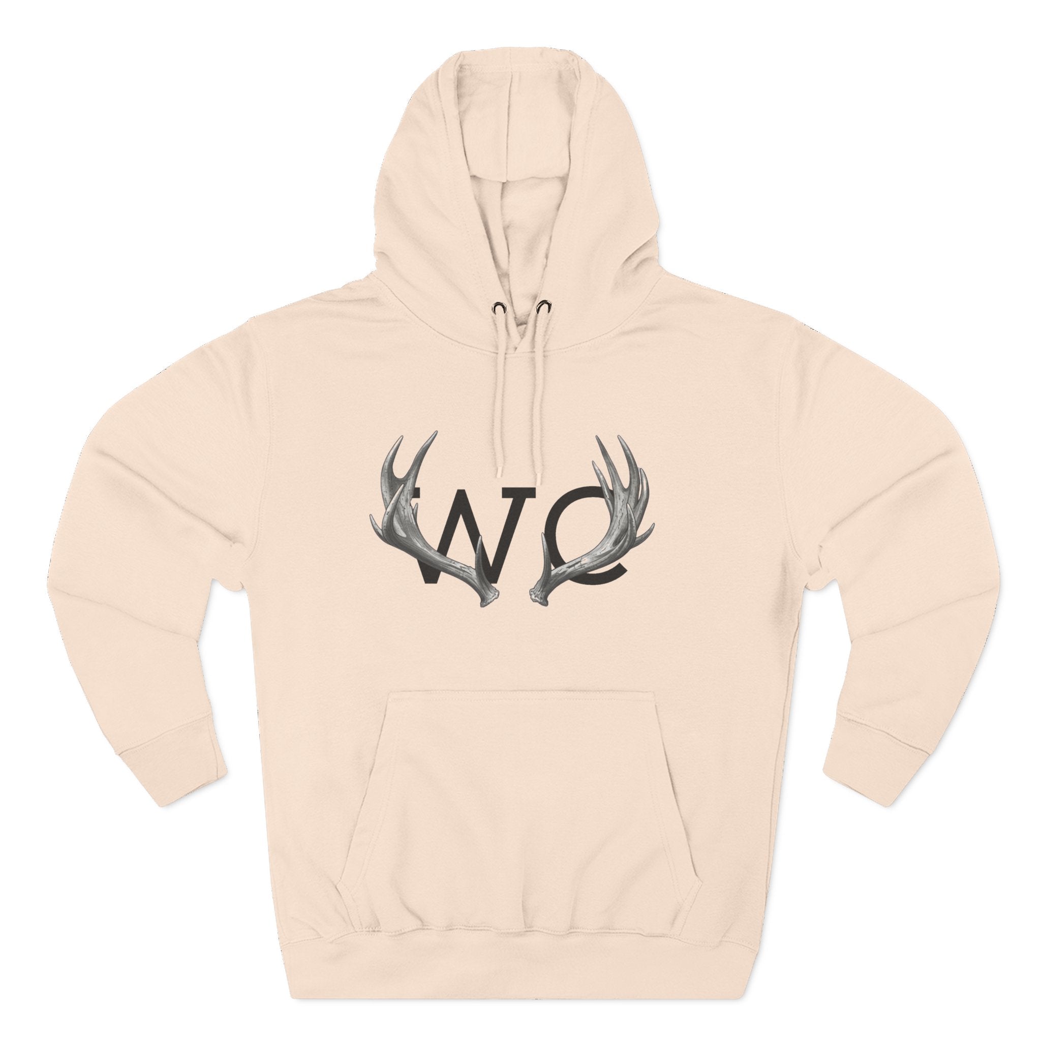 Three-Panel Fleece Hoodie