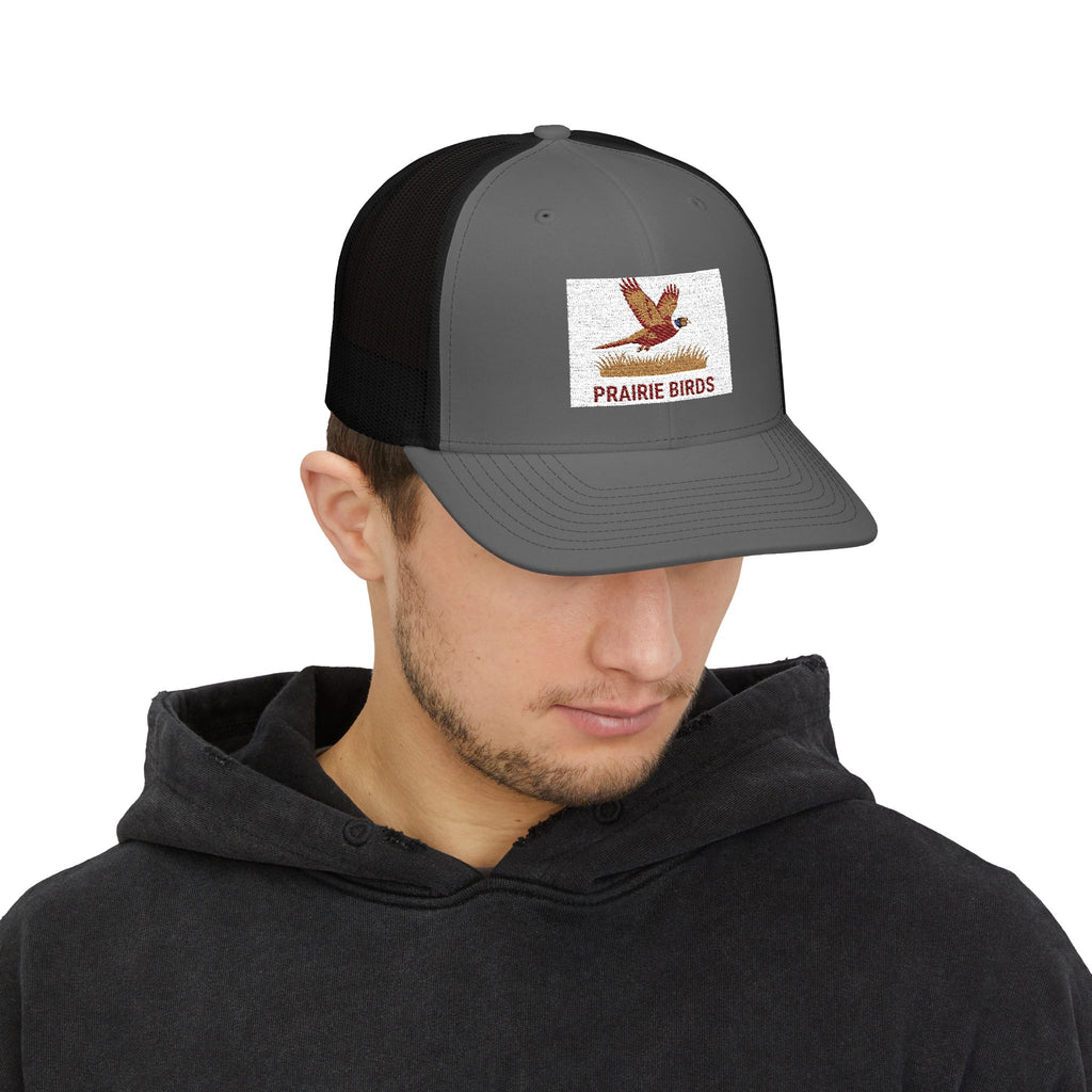 Prairie Birds patch design Snapback Cap | trucker hat, bird logo