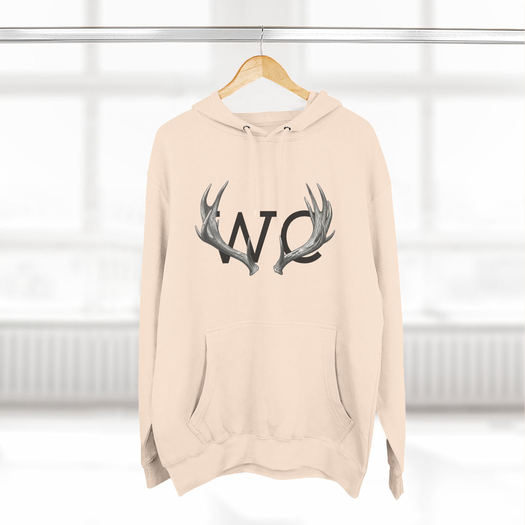 Three-Panel Fleece Hoodie
