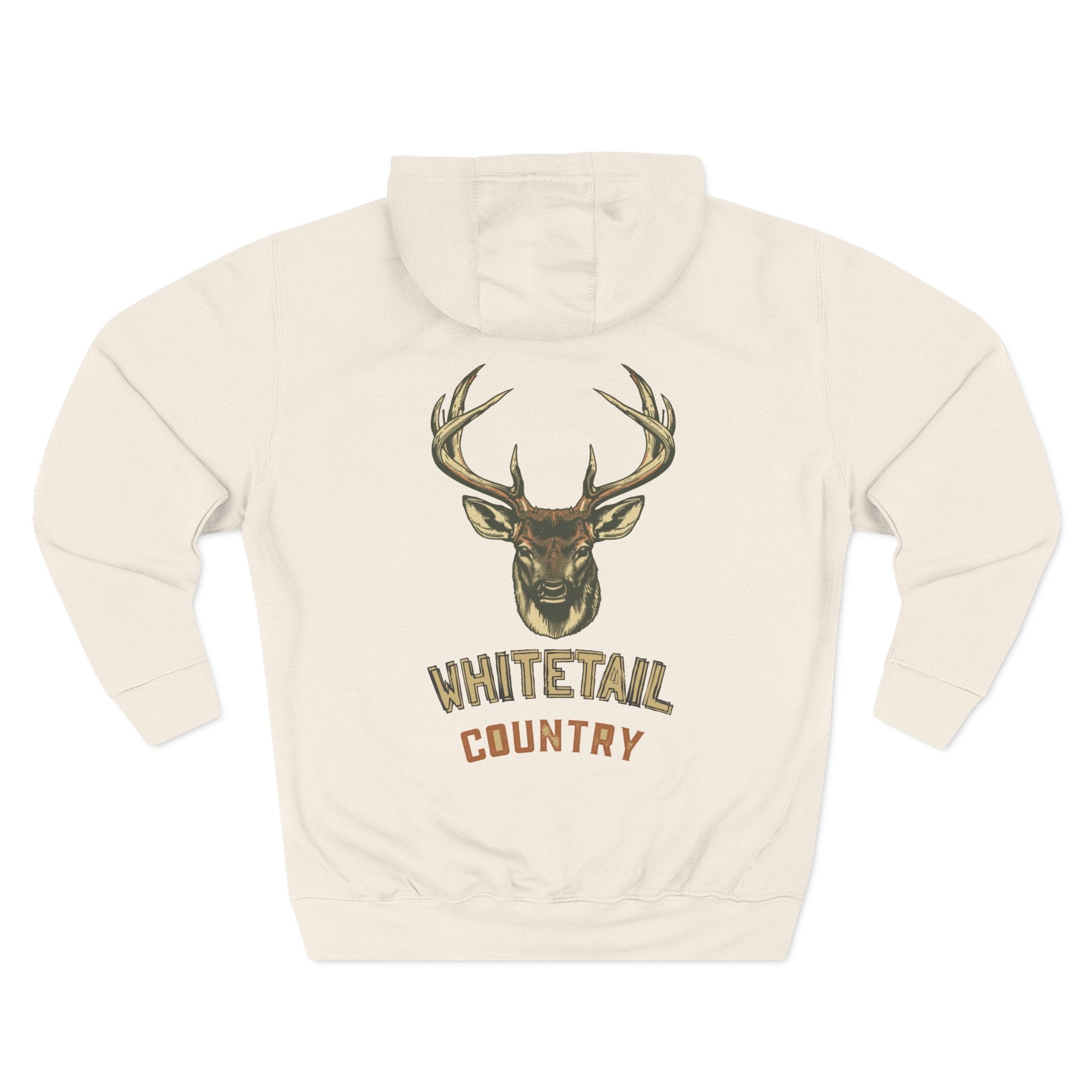 Three-Panel Fleece Hoodie